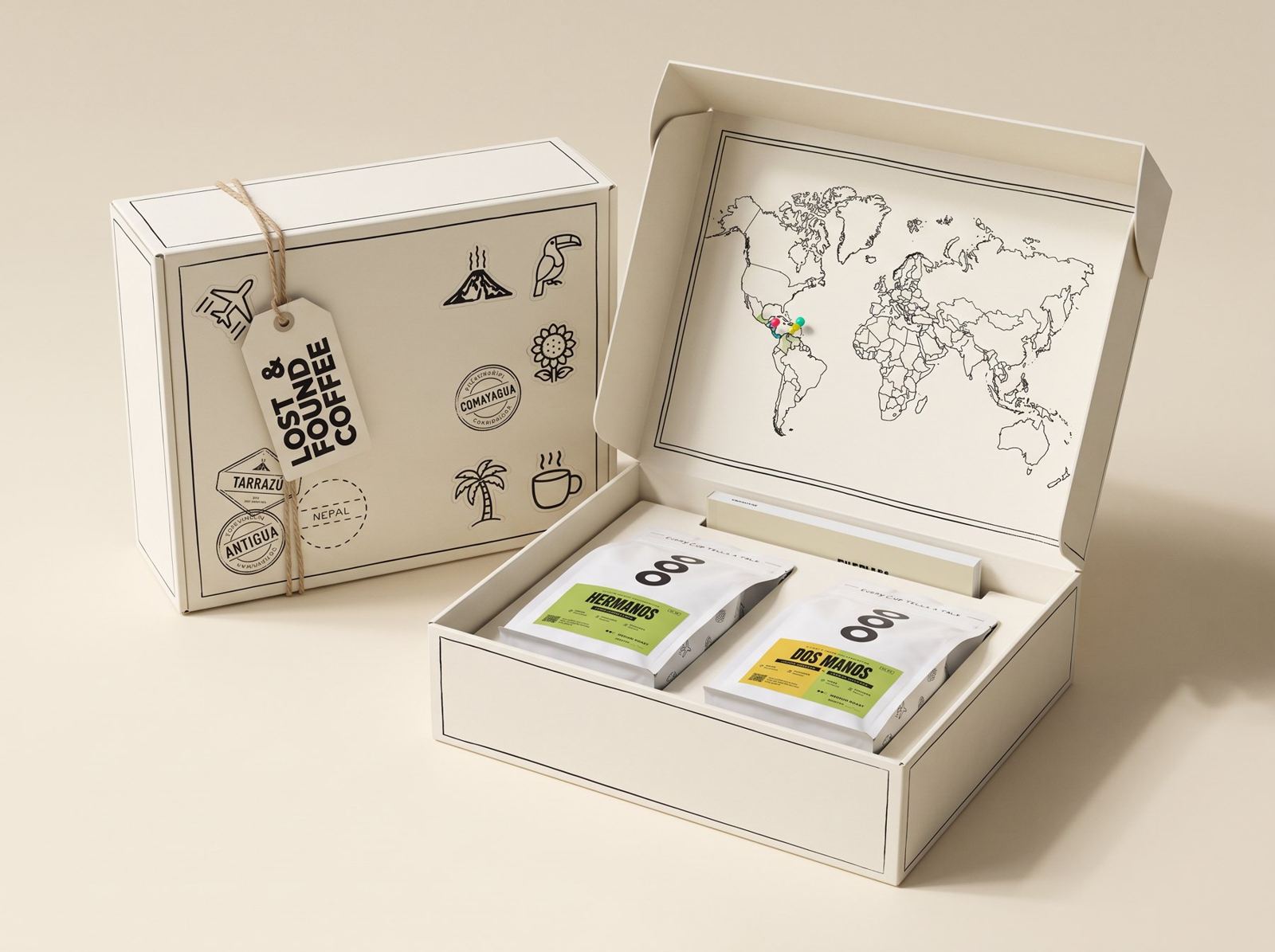 Wholesale sample kit design mockup